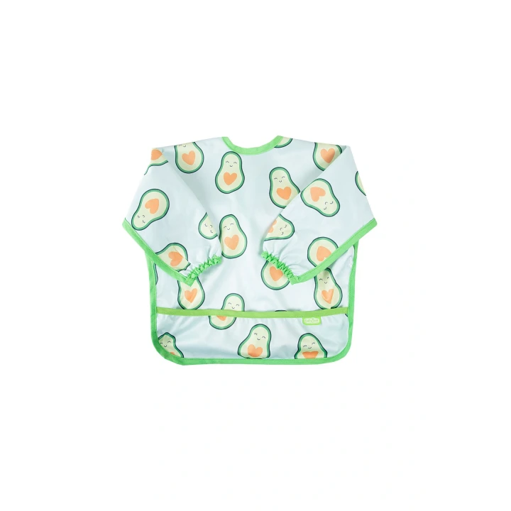 Babyjem Baskılı Blw Kollu Önlük Avakado Desen
