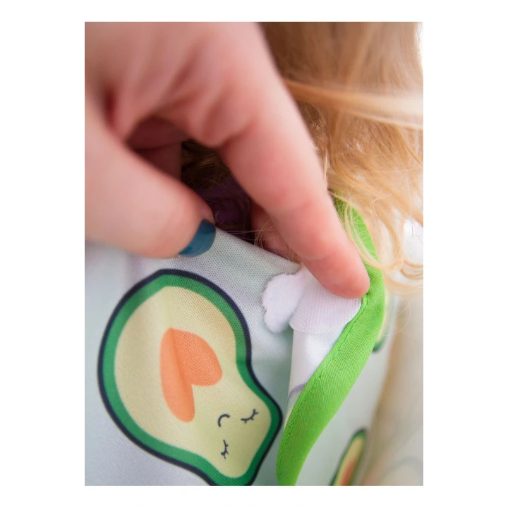 Babyjem Baskılı Blw Kollu Önlük Avakado Desen