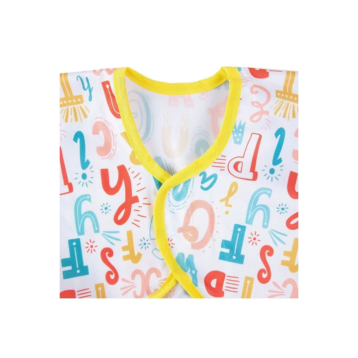 Babyjem Baskılı Blw Kollu Önlük Harf Desen