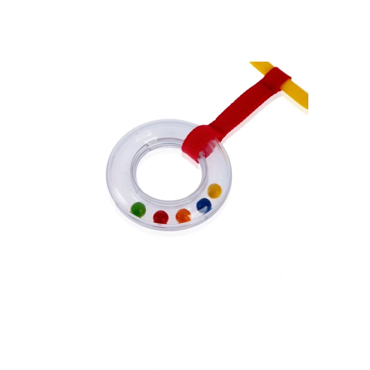 Babyjem Pusete Asılabilir Kare Sesli Çıngırak Sarı