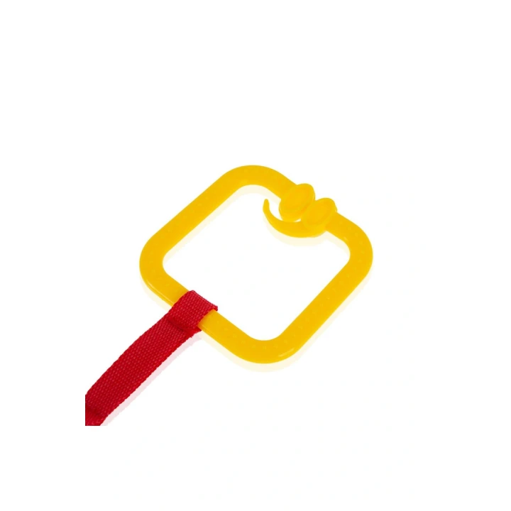 Babyjem Pusete Asılabilir Kare Sesli Çıngırak Sarı