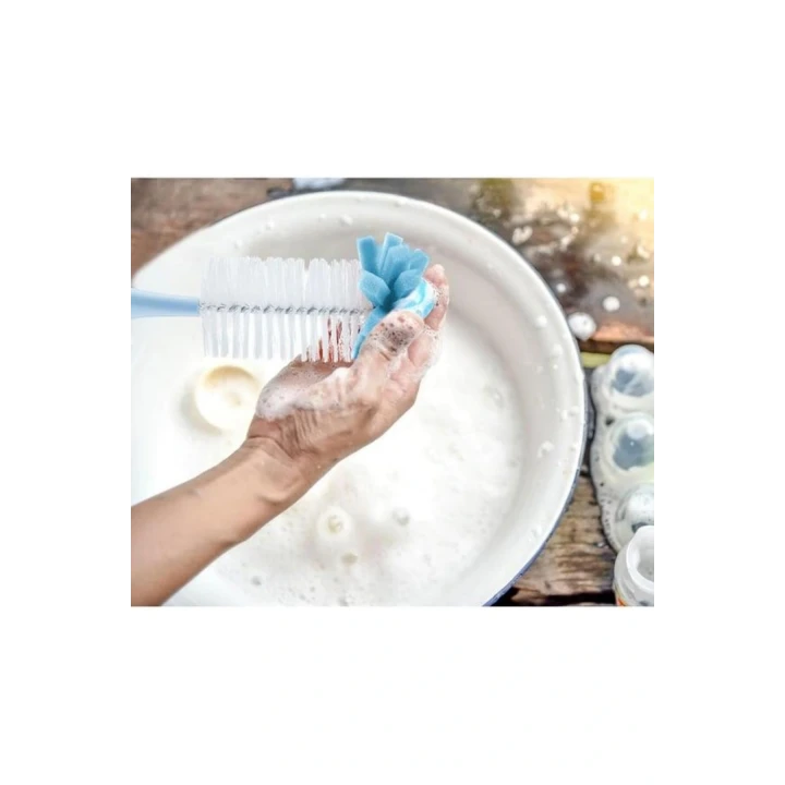 Babyjem Süngerli Biberon Fırçası 776 Mavi
