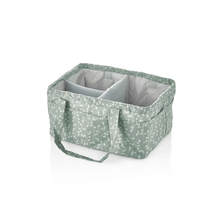 Babyjem Katlamalı Çanta Anne&Bebek Organizer Yeşil Çiçek