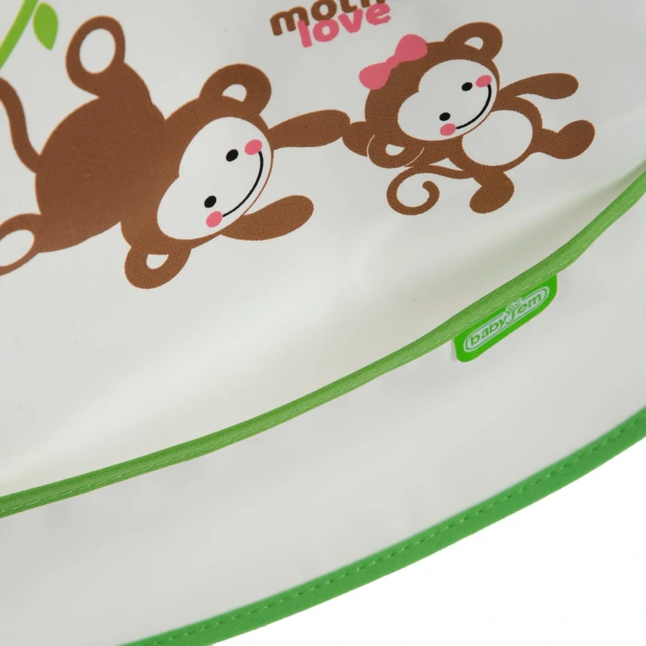 Babyjem Poli Muşamba Önlük Küçük Yeşil