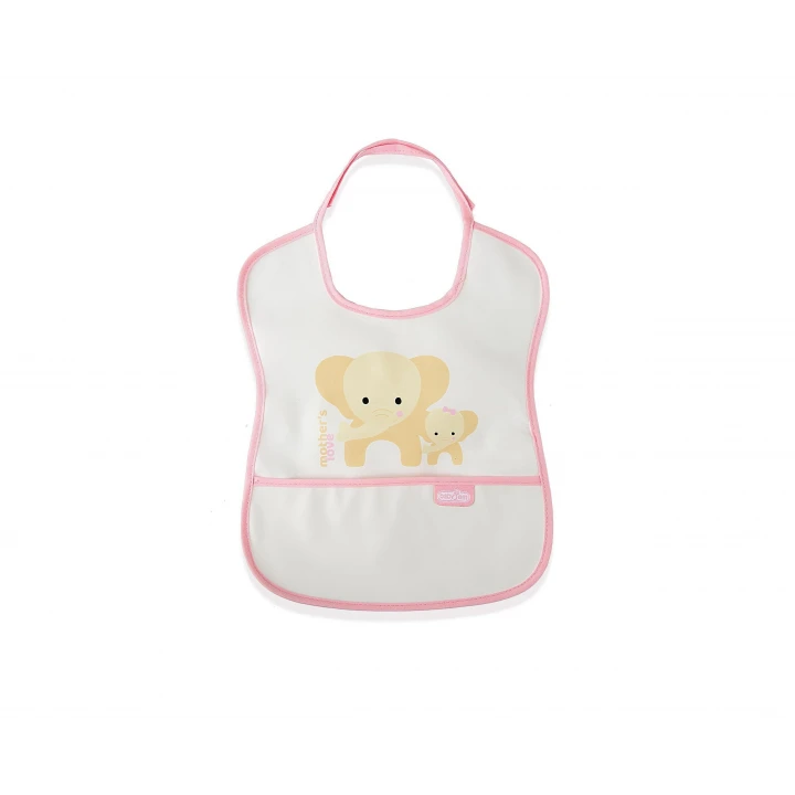 Babyjem Poli Muşamba Önlük Küçük Pembe
