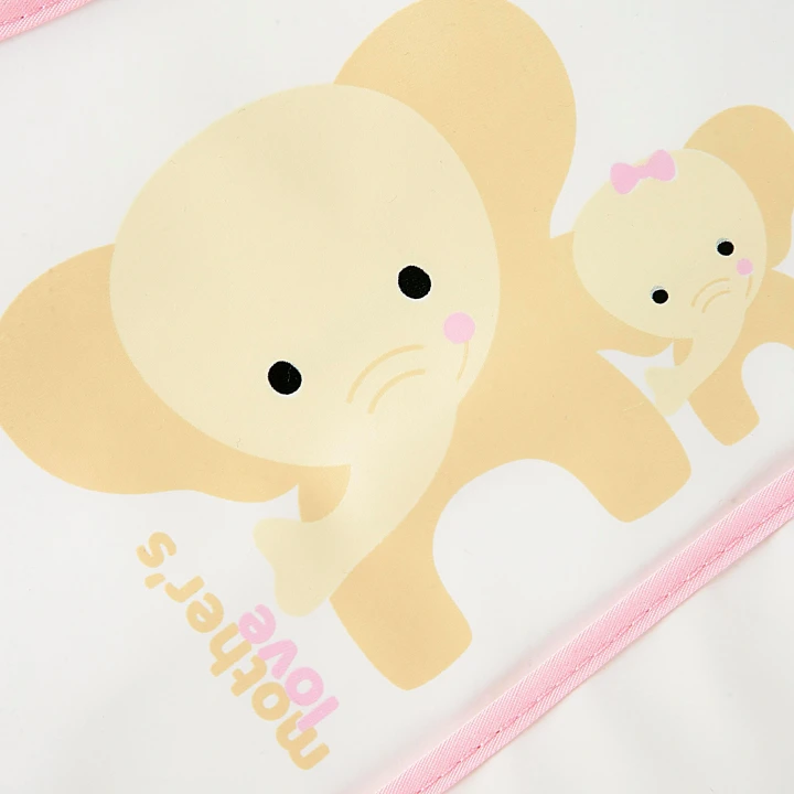 Babyjem Poli Muşamba Önlük Küçük Pembe