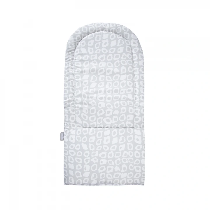 Babyjem Mama Sandalyesi Minderi Gri Kareli