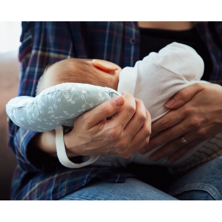 Babyjem Emzirme Yastığı Mint Çiçek