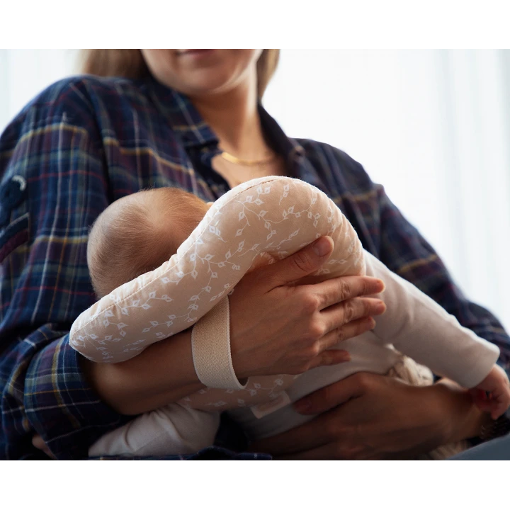 Babyjem Emzirme Yastığı Somon Çiçek