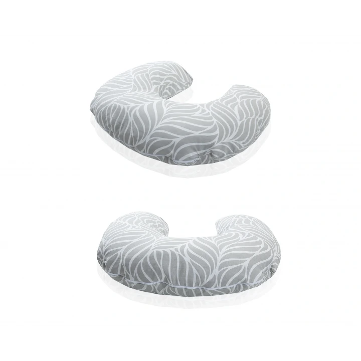 Babyjem Emzirme ve Destek Minderi Gri Yaprak