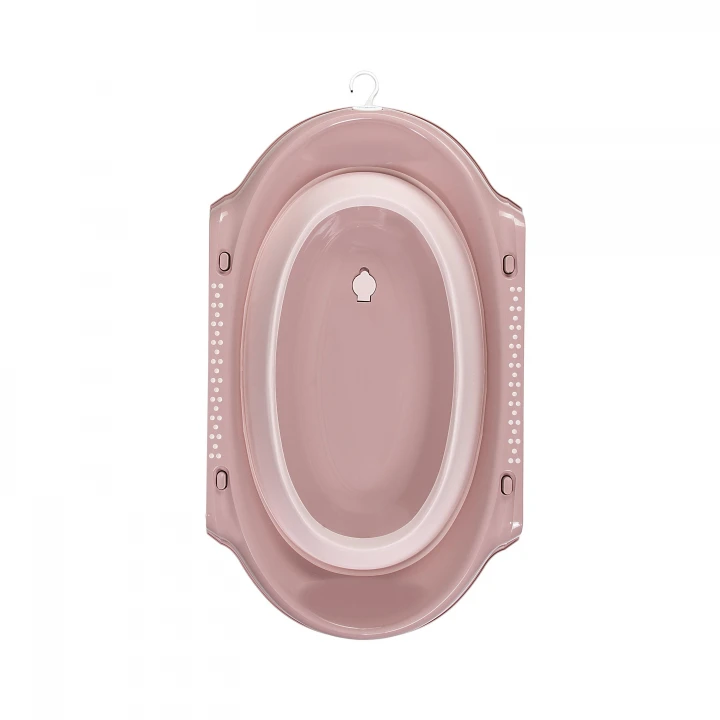 Babyjem Katlanır Bebek Küvet Somon Yeni