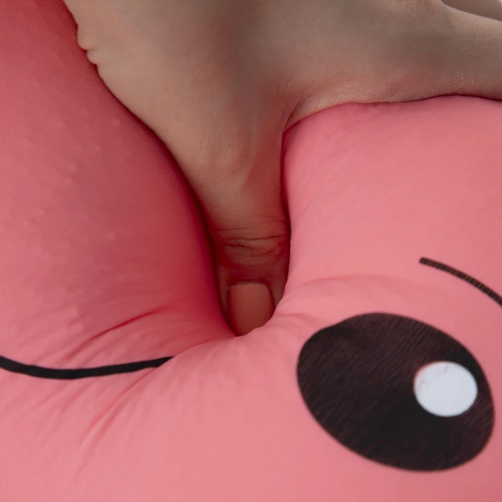 Babyjem Sevimli Balina Köpüklü Banyo Küveti Yatağı Pembe (Straforlu - Suda Batmaz)