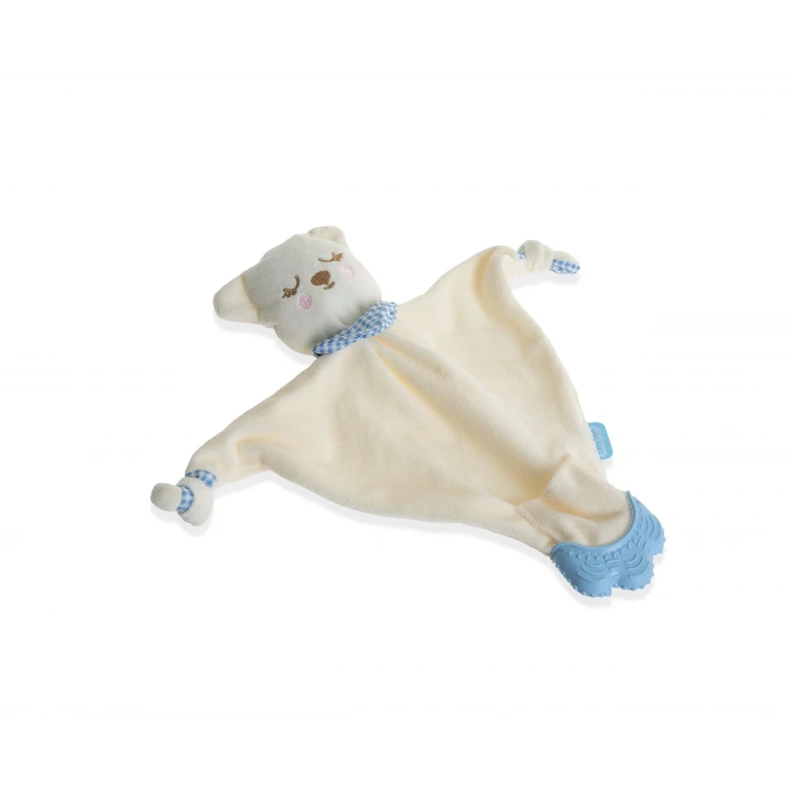 Babyjem Diş Kaşıyıcılı Sevimli Uyku Arkadaşım Mavi