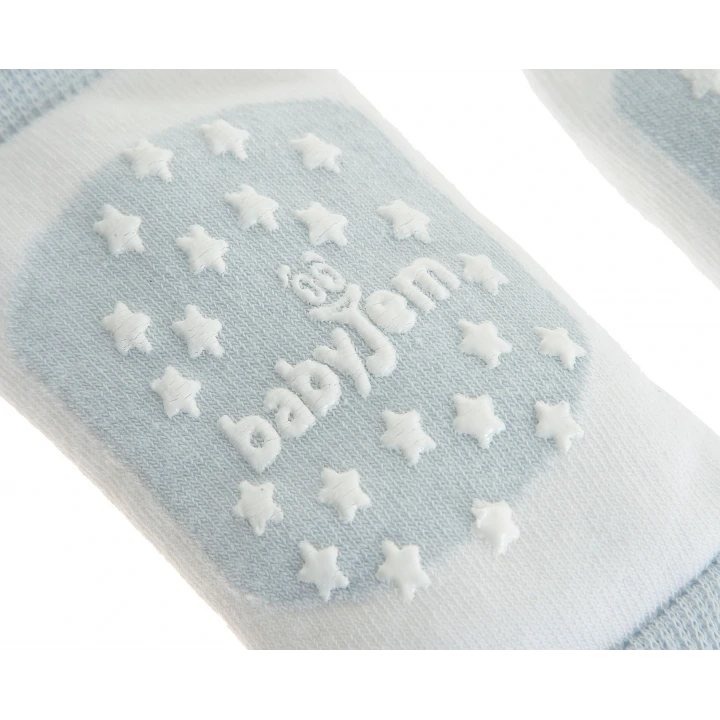 Babyjem Örgü Emekleme Dizliği Mavi