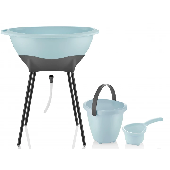 Babyjem Elegant Yenidoğan Bebek Banyo Küvet Seti Mavi