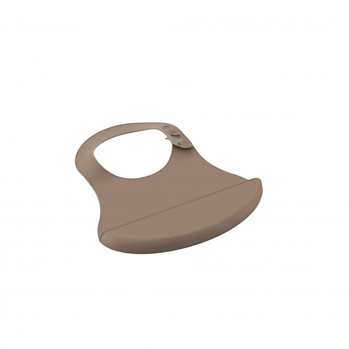 Babyjem Mini Silikon Önlük Latte