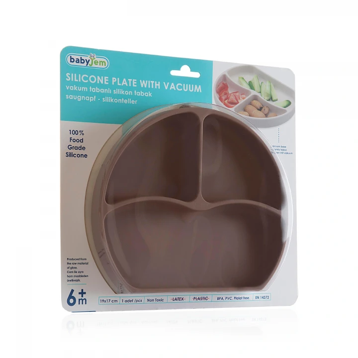 Babyjem Silikon Tabak Latte