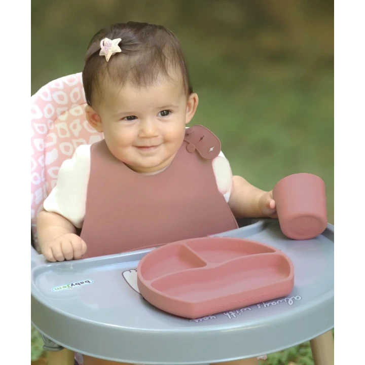 Babyjem Silikon Beslenme Seti Mocha