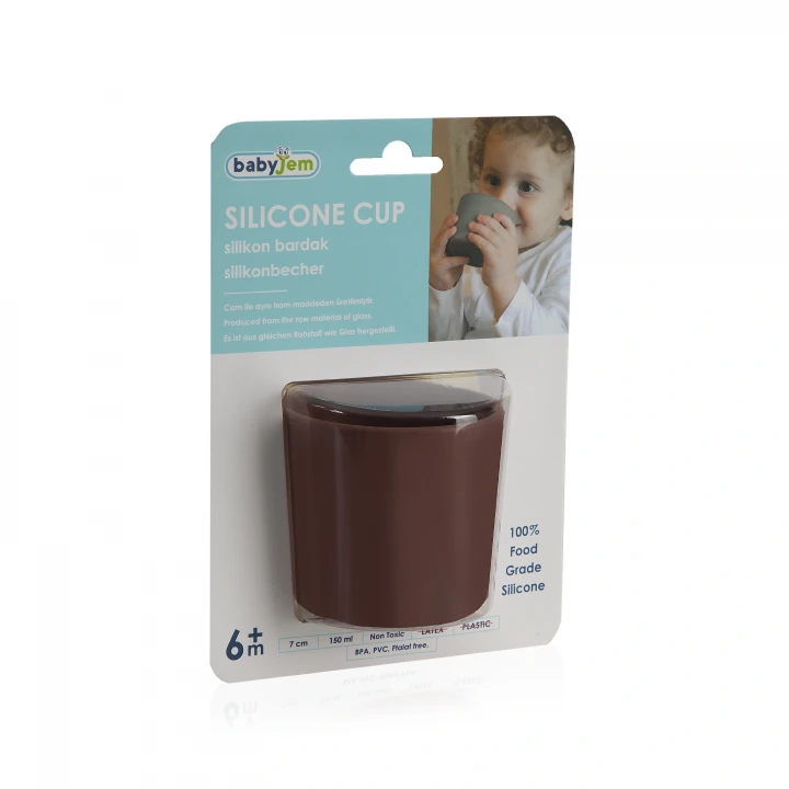 Babyjem Silikon Bardak Mocha