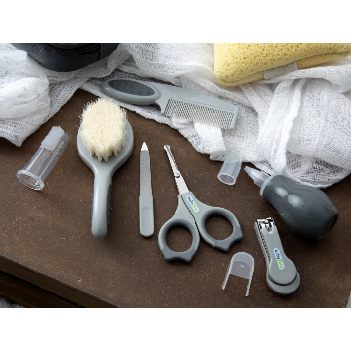 Babyjem Bebek Bakım Bakım Seti Gri 7 Parça