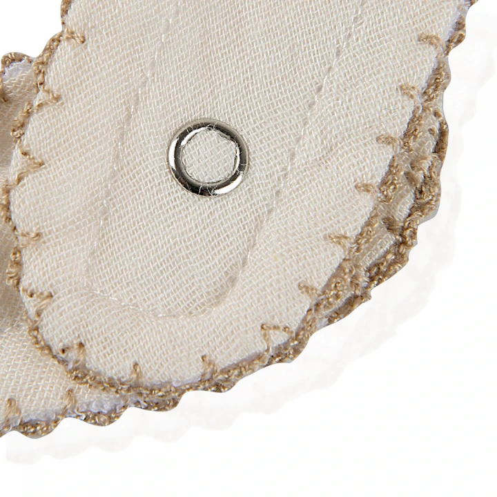 Babyjem Bürümcük Müslin Önlük Ekru