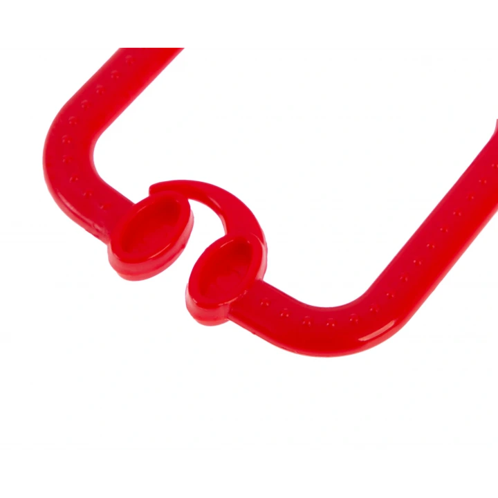 Babyjem Pusete Asılabilir Kare Sesli Çıngırak Kırmızı