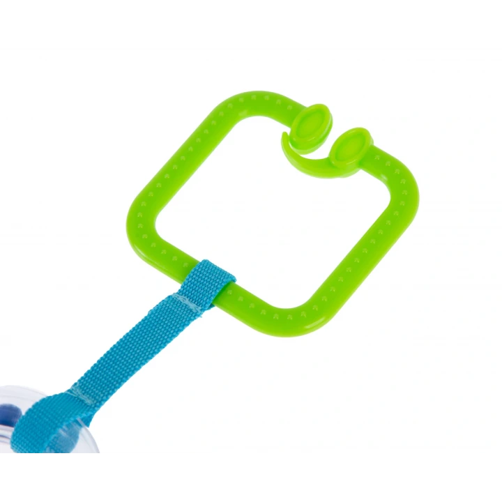 Babyjem Pusete Asılabilir Kare Sesli Çıngırak Yeşil