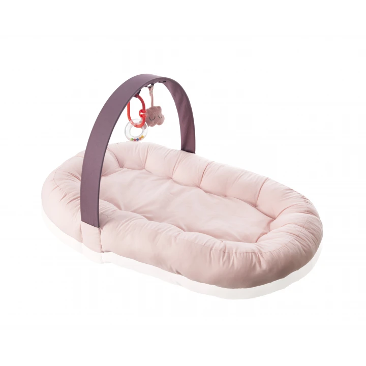 Babyjem Aktviteli Yumuşak İlk Yatağım Somon %100 Pamuk