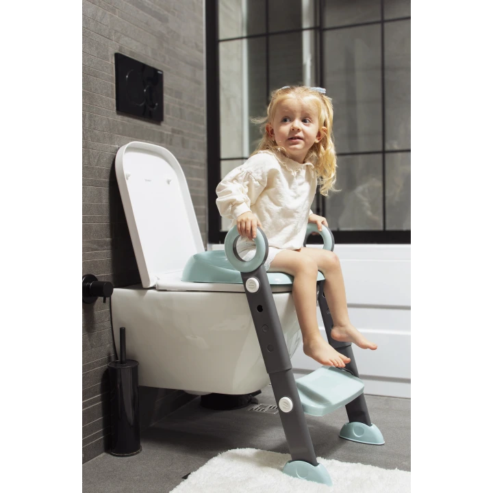 Babyjem Basamaklı Katlanır Klozet Adaptörü Mint