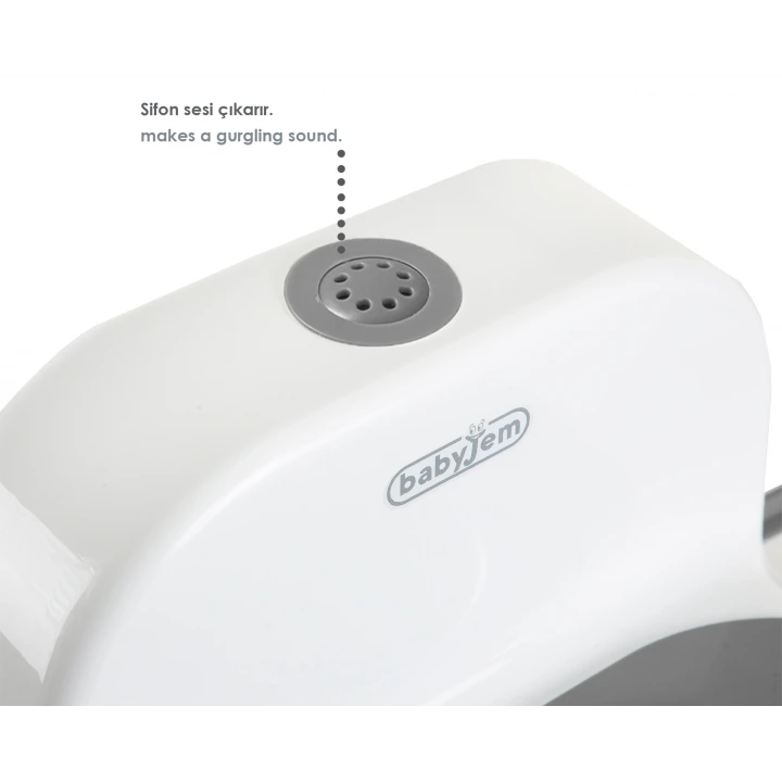 Babyjem Bebeğimin İlk Tuvaleti Sifon Sesli Lazımlık Oturak