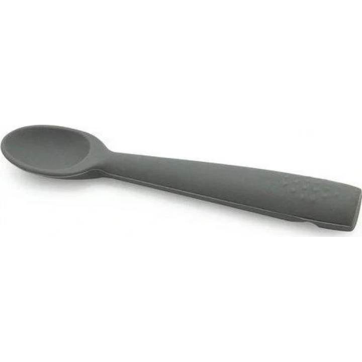 Babyjem Yumuşak Uçlu Silikon Kaşık Gri