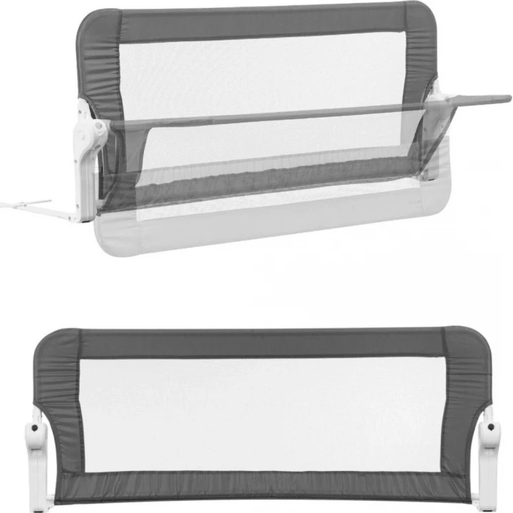 Babyjem Yatak Bariyeri Gri-beyaz Biyeli 120x50 cm