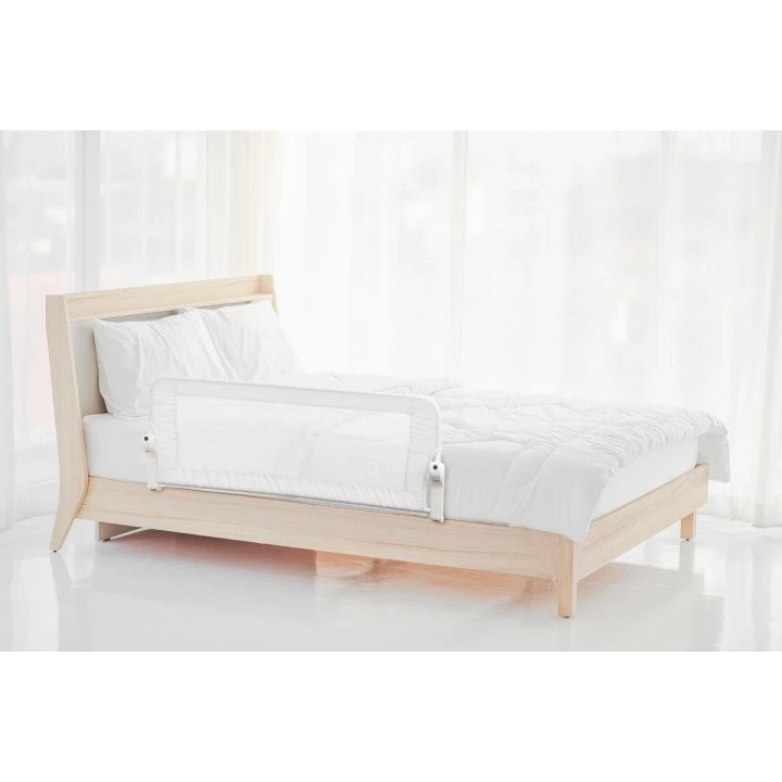 Babyjem Yatak Bariyeri Gri-beyaz Biyeli 120x50 cm