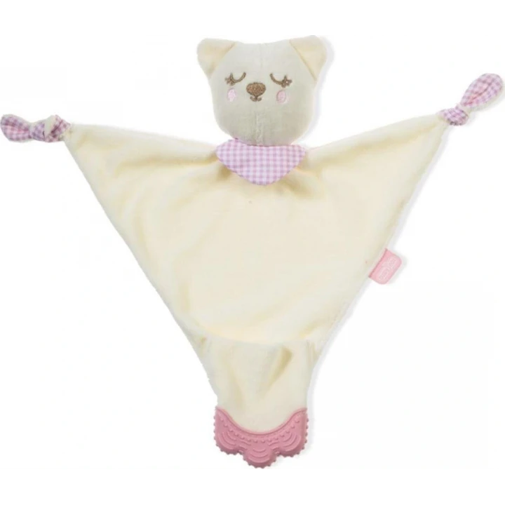 Babyjem Diş Kaşıyıcılı Sevimli Uyku Arkadaşım Pembe