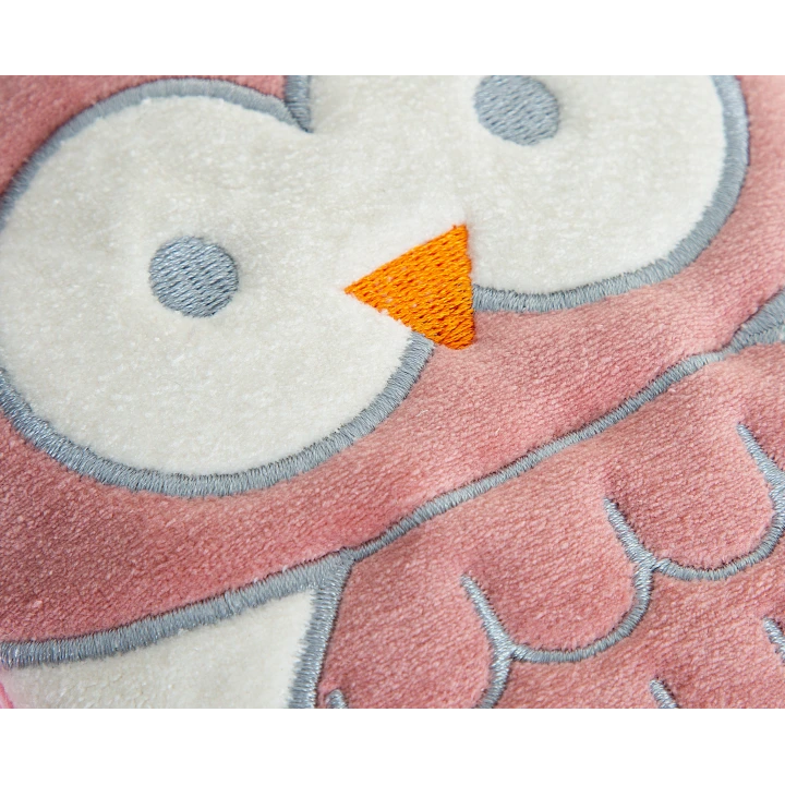 Babyjem Kiraz Çekirdekli Baykuş Kadife Rahatlatıcı Gaz Kemeri & Gaz Yastığı - Gül Kurusu