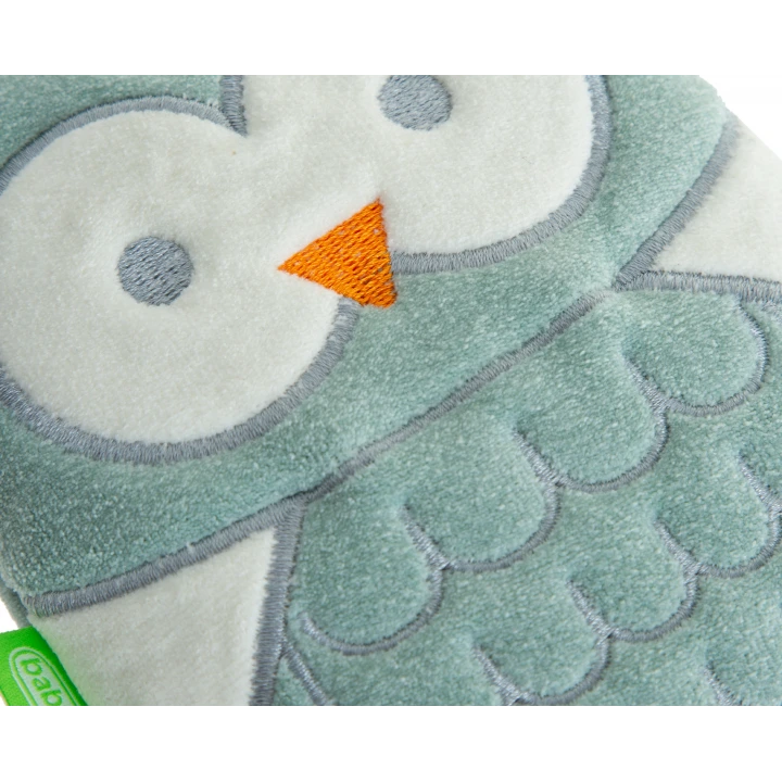 Babyjem Kiraz Çekirdekli Baykuş Kadife Rahatlatıcı Gaz Kemeri & Gaz Yastığı - Yeşil