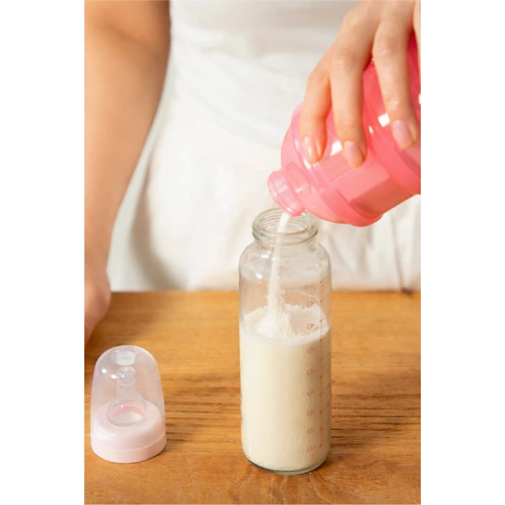 Babyjem Katlı Toz Mama Kabı Pembe