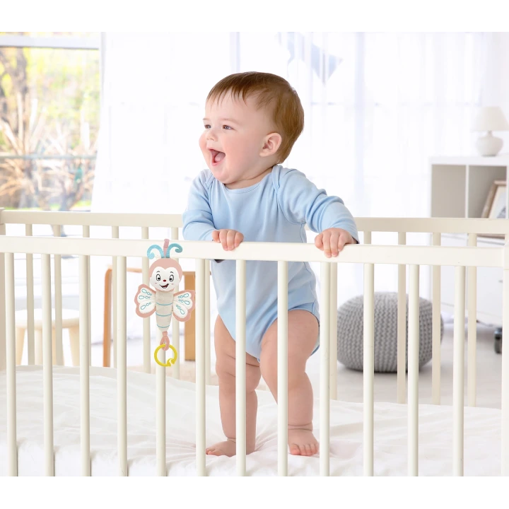 Babyjem Sevimli Arkadaşım Titreşimli Kelebek Gül Kurusu