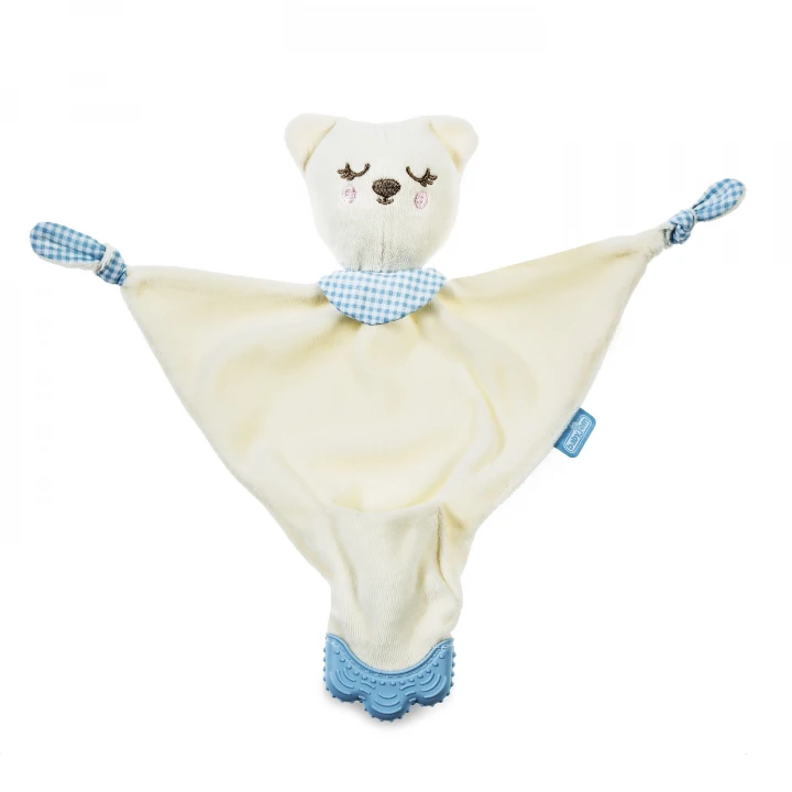 Babyjem Diş Kaşıyıcılı Sevimli Uyku Arkadaşım Mavi