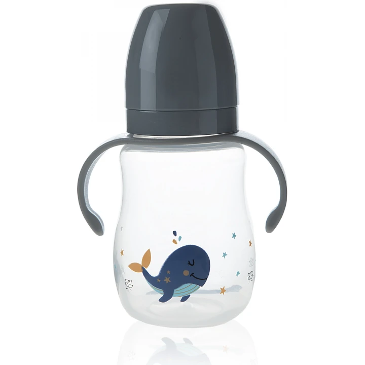 Babyjem Damlatmayan Suluk Alıştırma Bardağı 250 ml Gri