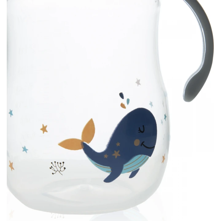 Babyjem Damlatmayan Suluk Alıştırma Bardağı 250 ml Gri