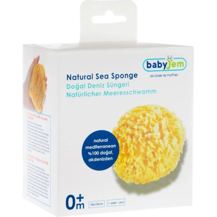 Babyjem Yumuşak Bebek Doğal Deniz Süngeri