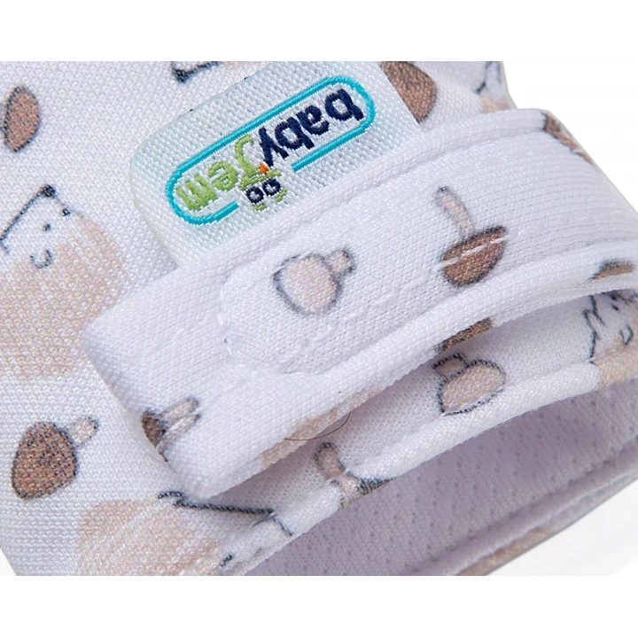 Babyjem Bebek Diş Kaşıyıcı Eldiveni Kirpi Ekru