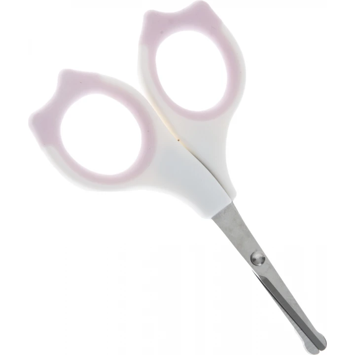 Babyjem Bebek Tırnak Makası 0-12 Ay Yuvarlak Uçlu Eğimli Paslanmaz Çelik Bıçak Koruyucu Kılıflı