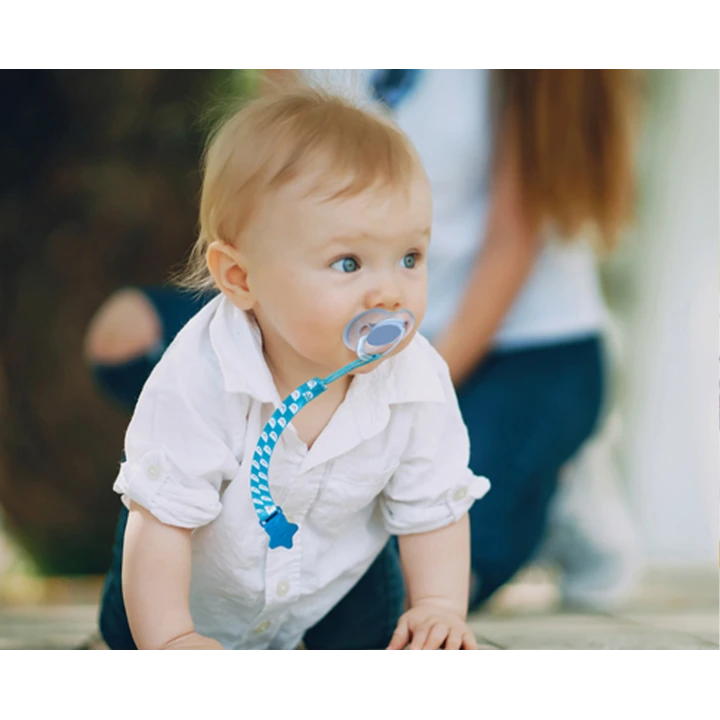 Babyjem Klipsli Emzik Askısı Mavi Ayıcık