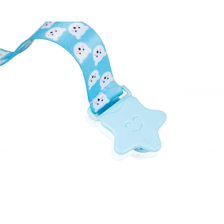 Babyjem Klipsli Emzik Askısı Mavi Ayıcık