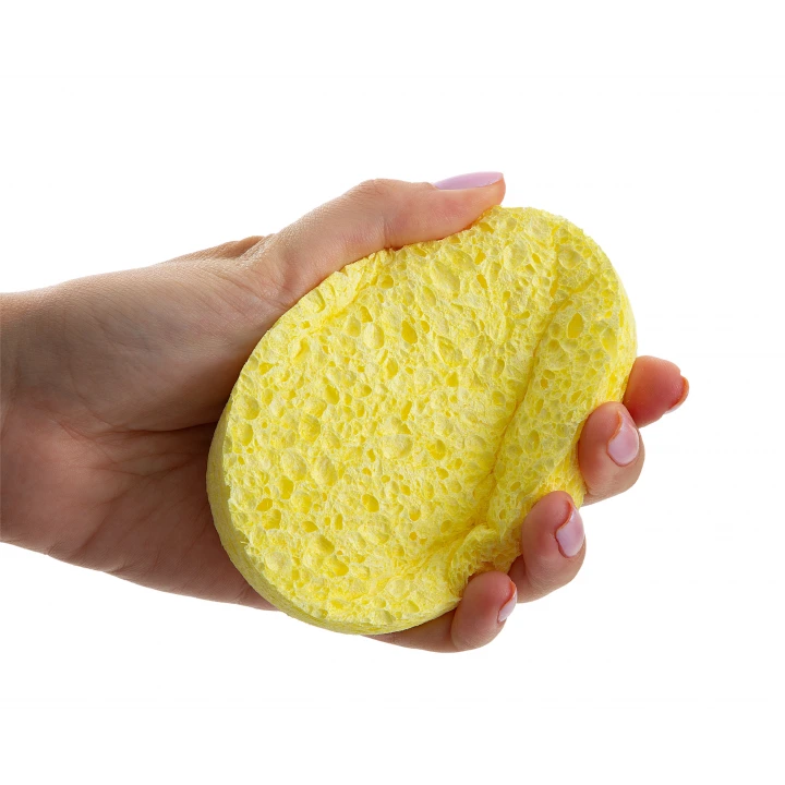 Babyjem Doğal Selülozik Bebek Yıkama Süngeri Sarı