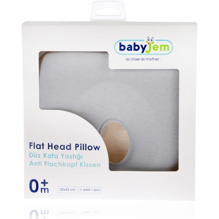 Babyjem Düz Kafa Yastığı Gri