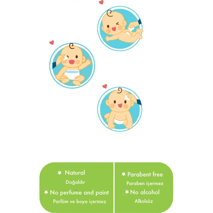 Babyjem Bebek Temizleme Pamuğu 60 Adet Beyaz