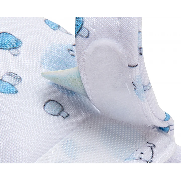 Babyjem Bebek Diş Kaşıyıcı Eldiveni Kirpi Mavi